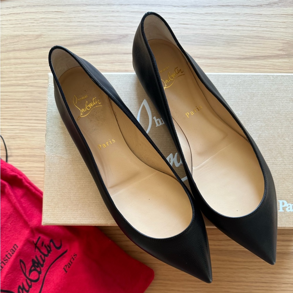 Christian Louboutin Ballalla Leather Flats Sz 40
